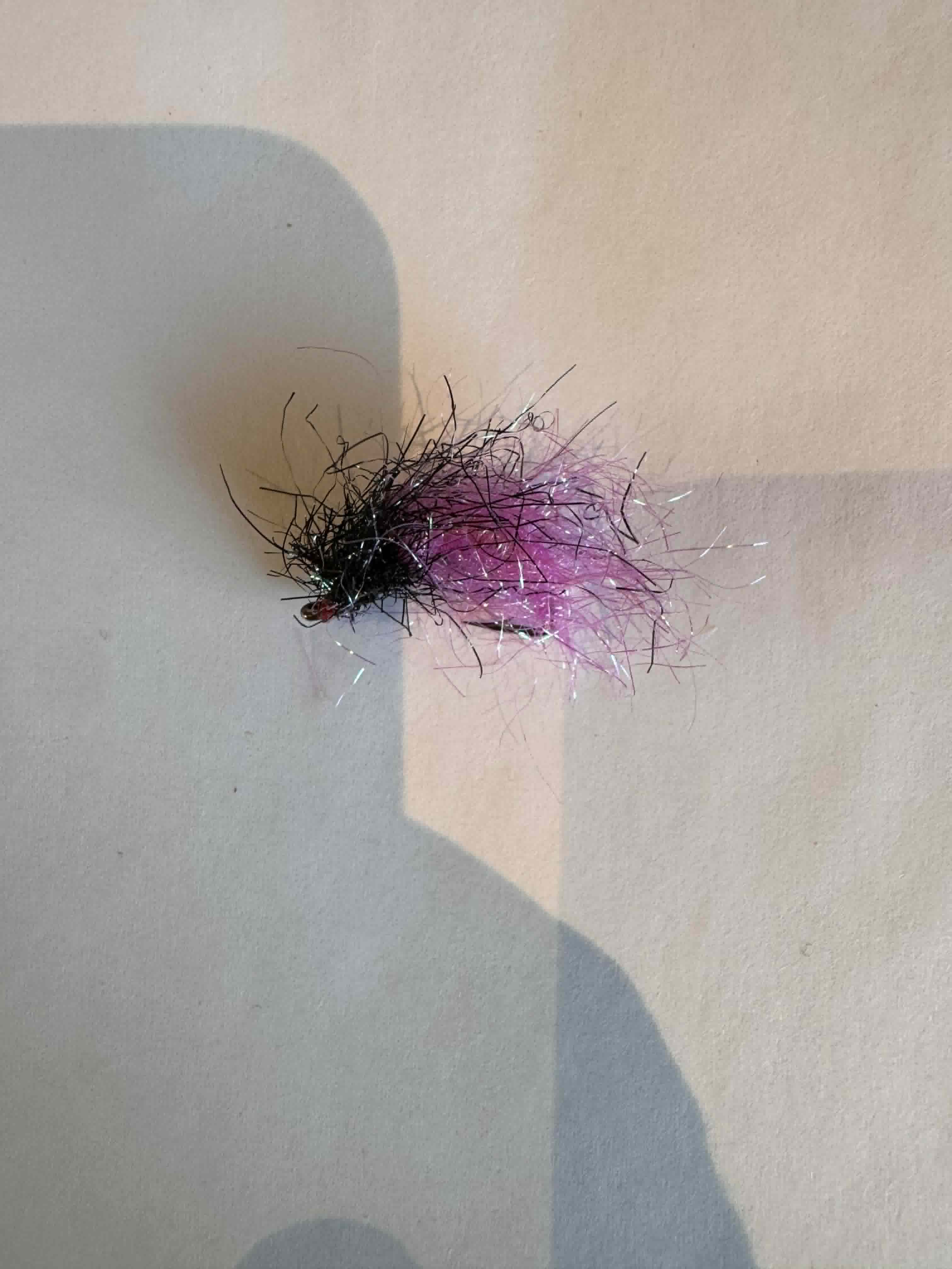 Pukkelflua Rosa/Svart